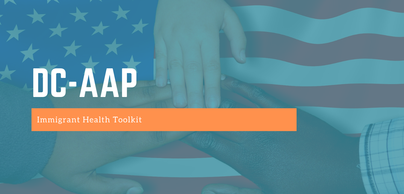 Hands on American Flag